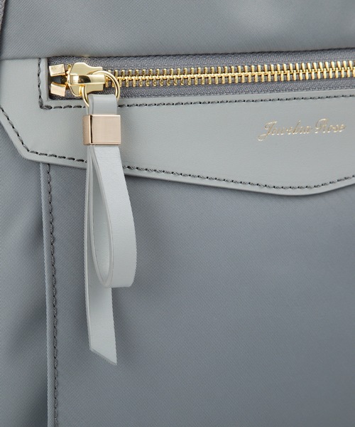 Jewelna Rose(ジュエルナローズ)の「リラ リュックサック A4/14.0インチPCサイズ 16362(バックパック/リュック・レディース・ブラック/グレー・FREE)」の8枚目の写真