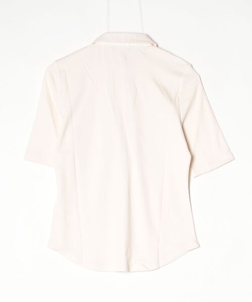 LAUREN RALPH LAUREN(ローレン ラルフ ローレン)の「リブニット エルボースリーブ カラード トップ(Tシャツ/カットソー・レディース・ナチュラル・M/L/S)」の2枚目の写真