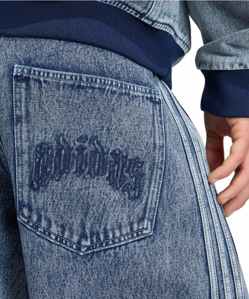 adidas(アディダス)の「adidas MULTICOLOR SST DENIM JEANS STRAIGHT LEG / アディダス マルチ SST デニム ジーンズ(デニムパンツ・メンズ・ライトインディゴブルー・32inch/30inch/34inch/36inch)」の6枚目の写真