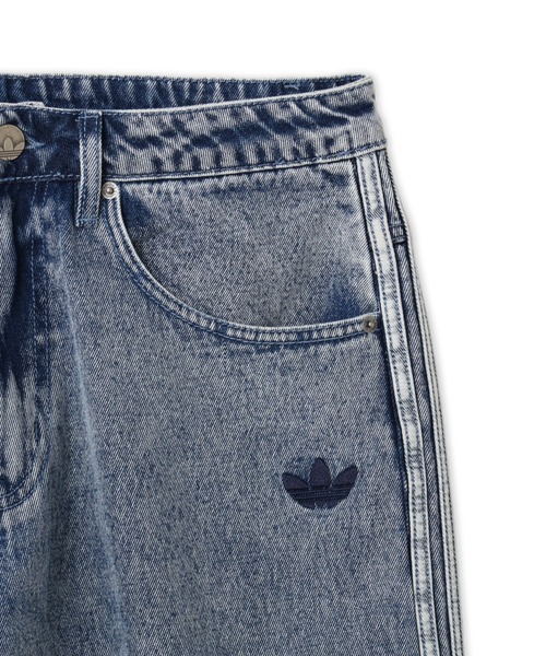 adidas(アディダス)の「adidas MULTICOLOR SST DENIM JEANS STRAIGHT LEG / アディダス マルチ SST デニム ジーンズ(デニムパンツ・メンズ・ライトインディゴブルー・32inch/30inch/34inch/36inch)」の4枚目の写真