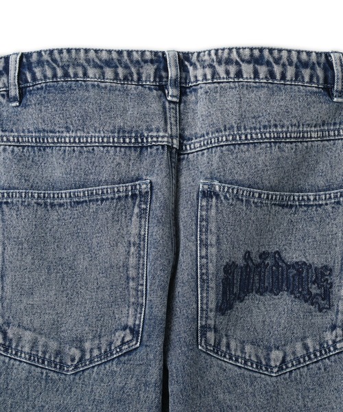 adidas(アディダス)の「adidas MULTICOLOR SST DENIM JEANS STRAIGHT LEG / アディダス マルチ SST デニム ジーンズ(デニムパンツ・メンズ・ライトインディゴブルー・32inch/30inch/34inch/36inch)」の7枚目の写真