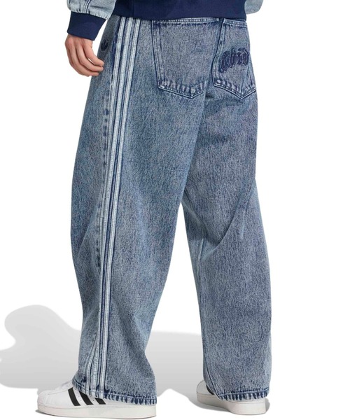adidas(アディダス)の「adidas MULTICOLOR SST DENIM JEANS STRAIGHT LEG / アディダス マルチ SST デニム ジーンズ(デニムパンツ・メンズ・ライトインディゴブルー・32inch/30inch/34inch/36inch)」の9枚目の写真