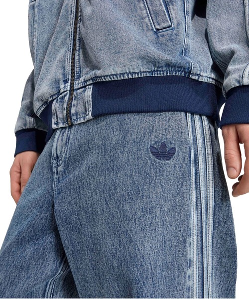 adidas(アディダス)の「adidas MULTICOLOR SST DENIM JEANS STRAIGHT LEG / アディダス マルチ SST デニム ジーンズ(デニムパンツ・メンズ・ライトインディゴブルー・32inch/30inch/34inch/36inch)」の3枚目の写真