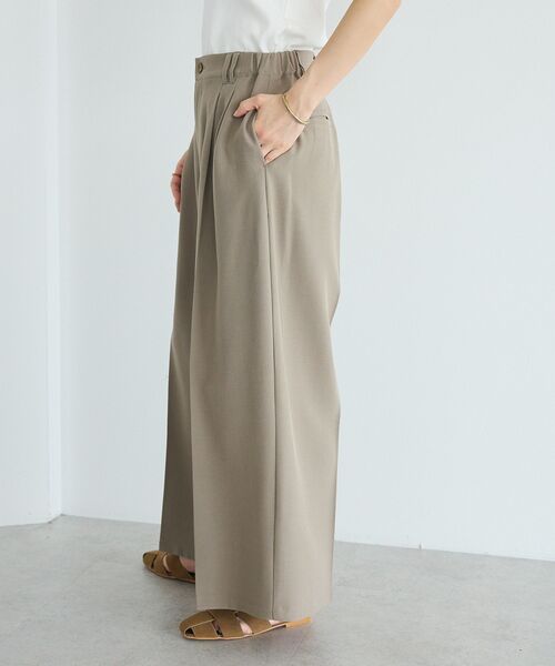 CRAFT STANDARD BOUTIQUE(クラフトスタンダードブティック)の「【ウォッシャブル】イージースラックス(その他パンツ・レディース・ホワイト系その他6/ダークカーキ/ベージュ・M/L)」の5枚目の写真