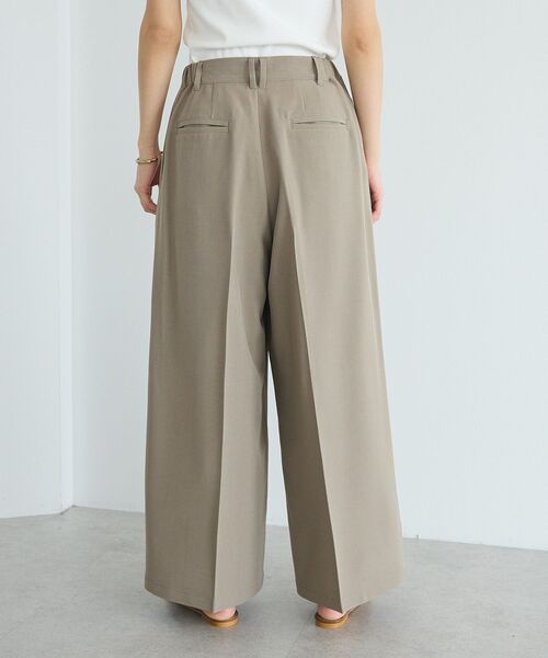 CRAFT STANDARD BOUTIQUE(クラフトスタンダードブティック)の「【ウォッシャブル】イージースラックス(その他パンツ・レディース・ホワイト系その他6/ダークカーキ/ベージュ・M/L)」の7枚目の写真