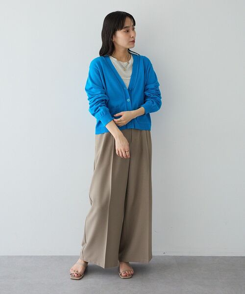 CRAFT STANDARD BOUTIQUE(クラフトスタンダードブティック)の「【ウォッシャブル】イージースラックス(その他パンツ・レディース・ホワイト系その他6/ダークカーキ/ベージュ・M/L)」の13枚目の写真