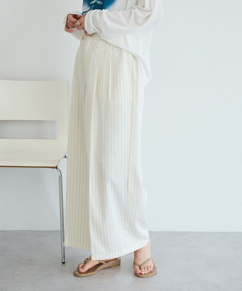 CRAFT STANDARD BOUTIQUE(クラフトスタンダードブティック)の「【ウォッシャブル】イージースラックス(その他パンツ・レディース・ホワイト系その他6/ダークカーキ/ベージュ・M/L)」の21枚目の写真