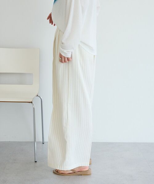 CRAFT STANDARD BOUTIQUE(クラフトスタンダードブティック)の「【ウォッシャブル】イージースラックス(その他パンツ・レディース・ホワイト系その他6/ダークカーキ/ベージュ・M/L)」の22枚目の写真
