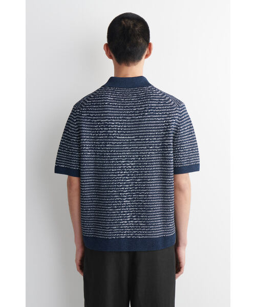 COS（コス）の「オープンニットポロシャツ（ポロシャツ・メンズ・アイボリー系/ホワイト系その他・L/S/M/XL/XS）」の5枚目の写真
