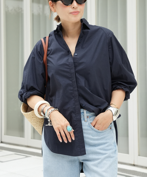 Mikoh(ミコー)の「【MIKOH/ミコー】PASEO SHIRT(シャツ/ブラウス・レディース・ベージュ/ブラック系その他・FREE)」の1枚目の写真