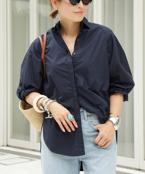 Mikoh(ミコー)の「【MIKOH/ミコー】PASEO SHIRT(シャツ/ブラウス・レディース・ベージュ/ブラック系その他・FREE)」の5枚目の写真