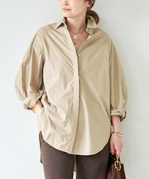 Mikoh(ミコー)の「【MIKOH/ミコー】PASEO SHIRT(シャツ/ブラウス・レディース・ベージュ/ブラック系その他・FREE)」の17枚目の写真