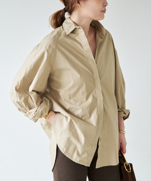 Mikoh(ミコー)の「【MIKOH/ミコー】PASEO SHIRT(シャツ/ブラウス・レディース・ベージュ/ブラック系その他・FREE)」の18枚目の写真