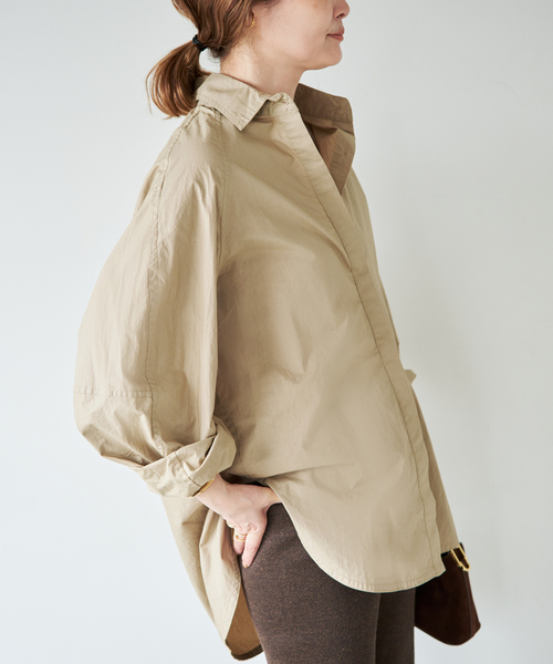 Mikoh(ミコー)の「【MIKOH/ミコー】PASEO SHIRT(シャツ/ブラウス・レディース・ベージュ/ブラック系その他・FREE)」の20枚目の写真