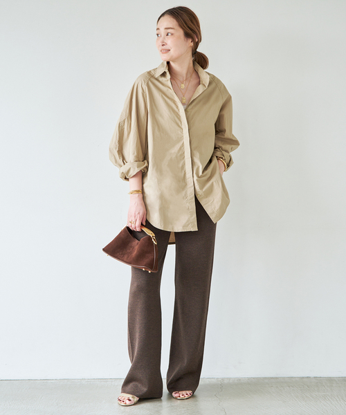 Mikoh(ミコー)の「【MIKOH/ミコー】PASEO SHIRT(シャツ/ブラウス・レディース・ベージュ/ブラック系その他・FREE)」の21枚目の写真