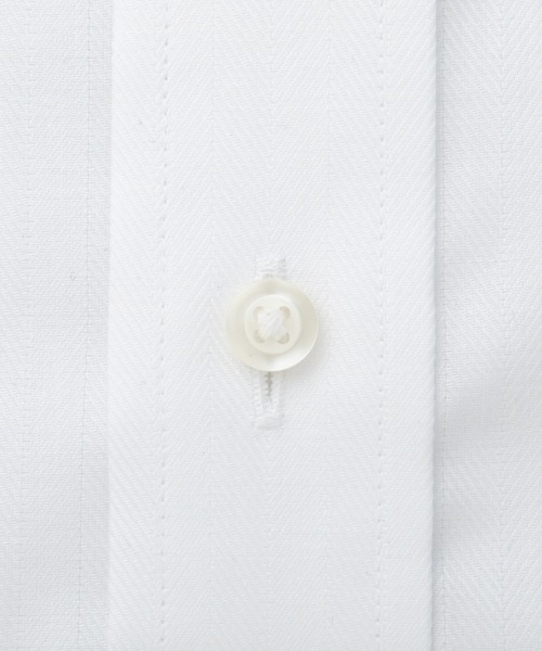 TOKYO SHIRTS(トウキョウシャツ)の「【超形態安定】 形態安定ノンアイロン ボタンダウン 長袖ビジネスワイシャツ(大きいサイズ・長いサイズ)(ビジネスシャツ・メンズ・ホワイト・首回り39cm-裄丈88cm/首回り41cm-裄丈90cm/首回り42cm-裄丈90cm/首回り43cm-裄丈90cm/首回り45cm-裄丈82cm/首回り45cm-裄丈86cm/首回り47cm-裄丈86cm/首回り47cm-裄丈90cm)」の4枚目の写真