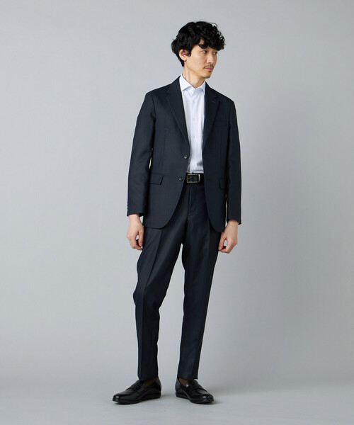 COMME CA MEN（コムサメン）の「【吸水速乾・防しわ・防汚】トリコットツイル 半袖ドレスシャツ（シャツ/ブラウス・メンズ・ホワイト/サックスブルー・M/L/S）」の5枚目の写真