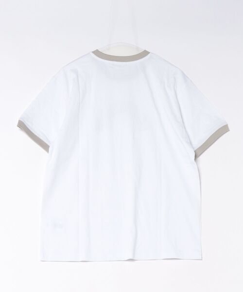 DIME（ダイム）の「Dime/ダイム/Arch Ringer T-Shirt（Tシャツ/カットソー・メンズ・ネイビー/ブラウン/ホワイト・M/L/XL）」の4枚目の写真