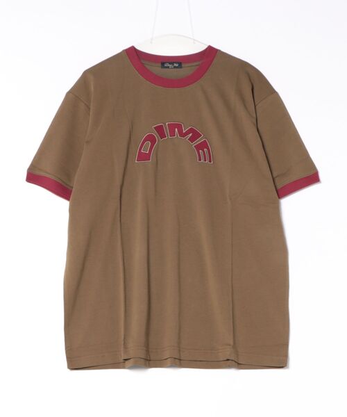 DIME（ダイム）の「Dime/ダイム/Arch Ringer T-Shirt（Tシャツ/カットソー・メンズ・ネイビー/ブラウン/ホワイト・M/L/XL）」の22枚目の写真