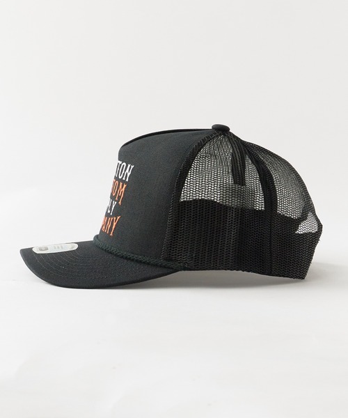 BRIXTON(ブリクストン)の「BRIXTON/ブリクストン WHEATON C NP MP TRUCKER HAT メッシュキャップ 刺繍 カーブバイザー スナップバック 吸湿 メンズ ユニセックス 2026年 夏 夏服(キャップ・メンズ・ブラック×ブラック・FREE)」の11枚目の写真