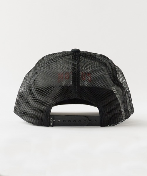BRIXTON(ブリクストン)の「BRIXTON/ブリクストン WHEATON C NP MP TRUCKER HAT メッシュキャップ 刺繍 カーブバイザー スナップバック 吸湿 メンズ ユニセックス 2026年 夏 夏服(キャップ・メンズ・ブラック×ブラック・FREE)」の12枚目の写真