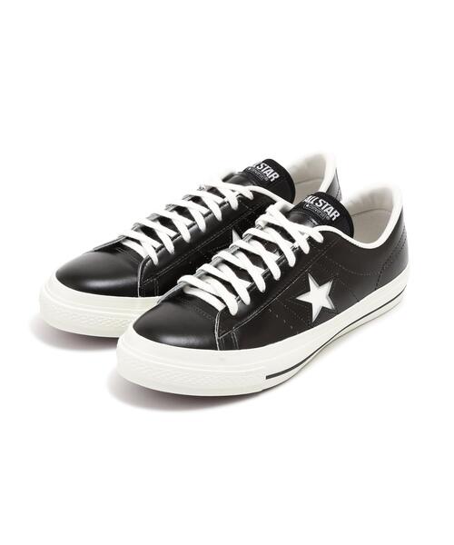 AVIREX(アヴィレックス)の「《CONVERSE》ONE STAR J / ワンスター / コンバース(スニーカー・メンズ・ホワイト/ブラック・9/8.5/8/7.5/9.5)」の3枚目の写真