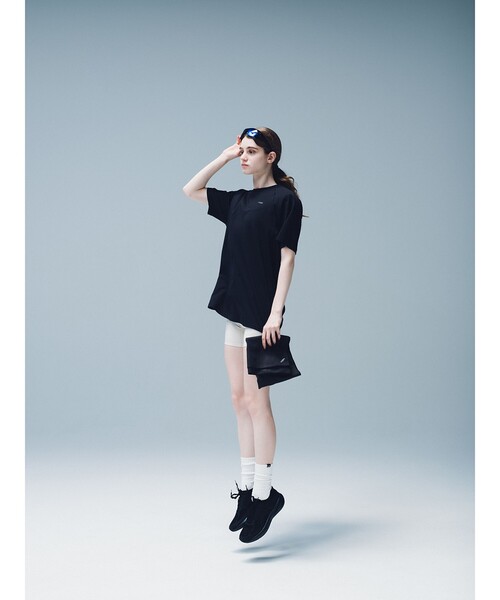 mgh(エムジーエイチ)の「mgh / Ignite Half Leggings(スラックス・レディース・ホワイト系その他5/ブラック・MEDIUM/LARGE)」の3枚目の写真