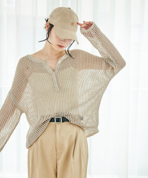 Mesh henley — самарнит / шиярнит (Mesh Henley Samarnit)