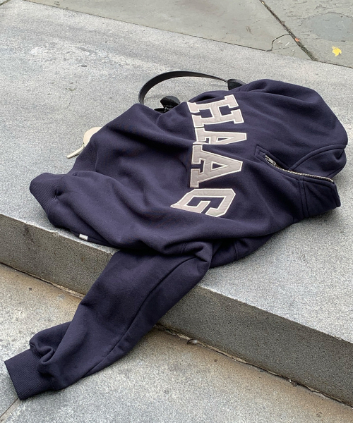 haag（ヘイグ）の「a haag half zip-up (navy)（スウェット・レディース・その他・FREE）」の8枚目の写真