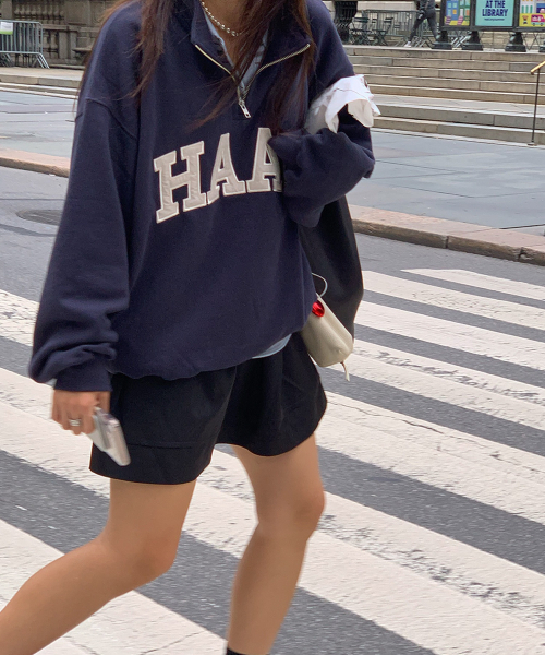 haag（ヘイグ）の「a haag half zip-up (navy)（スウェット・レディース・その他・FREE）」の15枚目の写真