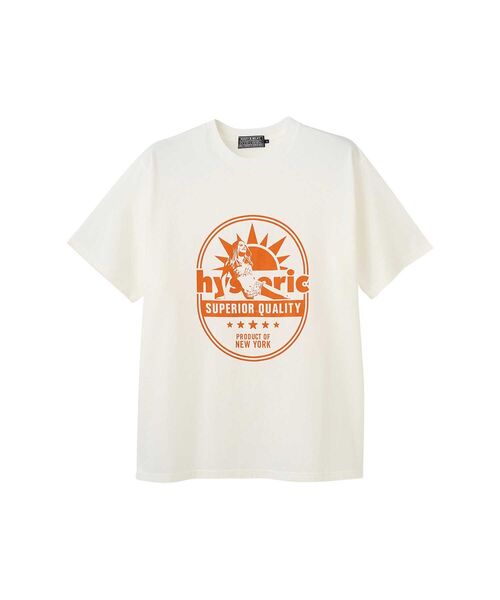 HYSTERIC GLAMOUR(ヒステリックグラマー)の「SUPERIOR QUALITY Tシャツ(Tシャツ/カットソー・メンズ・グリーン/ホワイト/ブラック・SMALL/X-LARGE/LARGE/MEDIUM)」の1枚目の写真