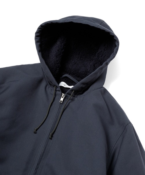 Sandinista（サンディニスタ）の「Duck Boa Hoody Jacket / ダックボアフーディージャケット（その他アウター・メンズ・ブラック/ブルー系その他/カーキ・MEDIUM/LARGE/SMALL）」の8枚目の写真