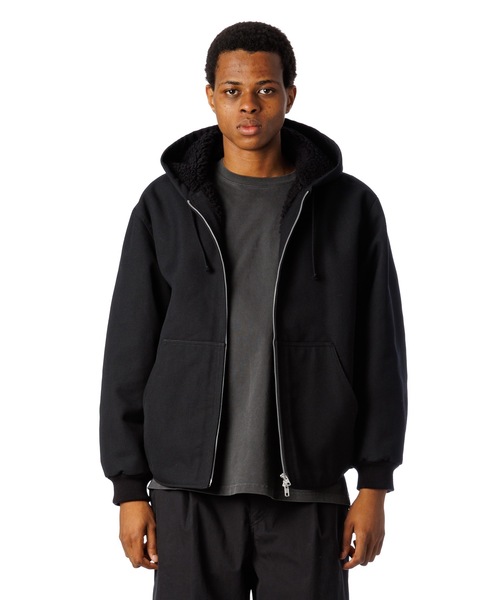 Sandinista（サンディニスタ）の「Duck Boa Hoody Jacket / ダックボアフーディージャケット（その他アウター・メンズ・ブラック/ブルー系その他/カーキ・MEDIUM/LARGE/SMALL）」の14枚目の写真