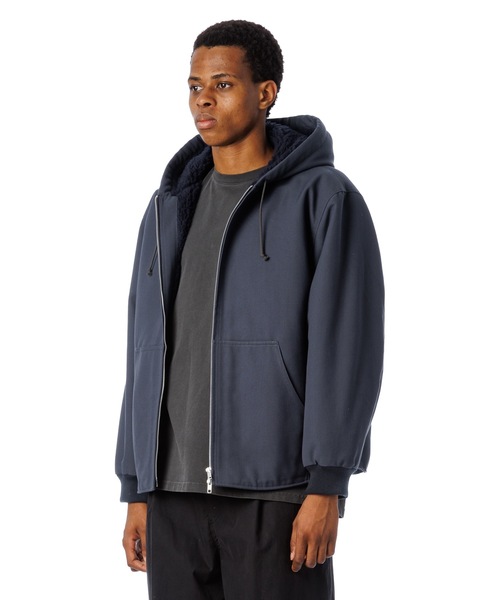 Sandinista（サンディニスタ）の「Duck Boa Hoody Jacket / ダックボアフーディージャケット（その他アウター・メンズ・ブラック/ブルー系その他/カーキ・MEDIUM/LARGE/SMALL）」の21枚目の写真