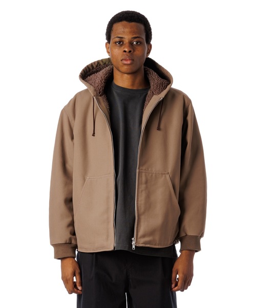 Sandinista（サンディニスタ）の「Duck Boa Hoody Jacket / ダックボアフーディージャケット（その他アウター・メンズ・ブラック/ブルー系その他/カーキ・MEDIUM/LARGE/SMALL）」の17枚目の写真