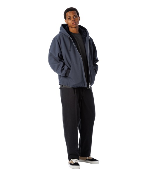Sandinista（サンディニスタ）の「Duck Boa Hoody Jacket / ダックボアフーディージャケット（その他アウター・メンズ・ブラック/ブルー系その他/カーキ・MEDIUM/LARGE/SMALL）」の4枚目の写真