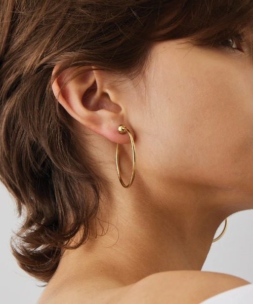 JENNYBIRD(ジェニーバード)の「【JENNY BIRD/ジェニーバード】フープピアス Icon Hoops Small(ピアス(両耳用)・レディース・ゴールド/シルバー・FREE)」の20枚目の写真