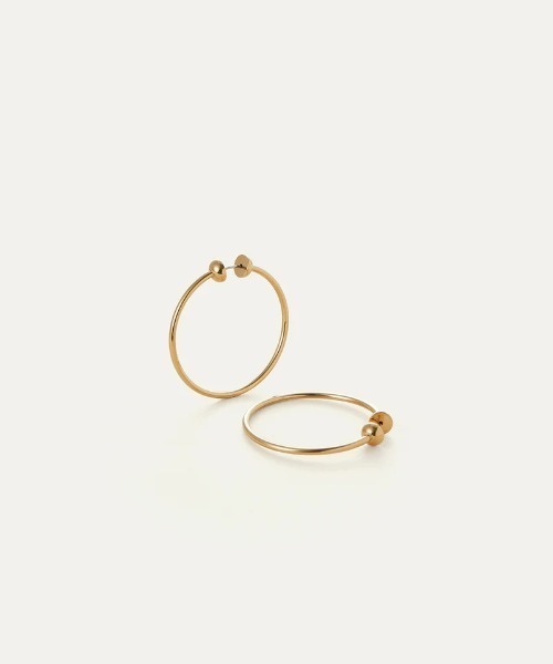 JENNYBIRD(ジェニーバード)の「【JENNY BIRD/ジェニーバード】フープピアス Icon Hoops Small(ピアス(両耳用)・レディース・ゴールド/シルバー・FREE)」の12枚目の写真
