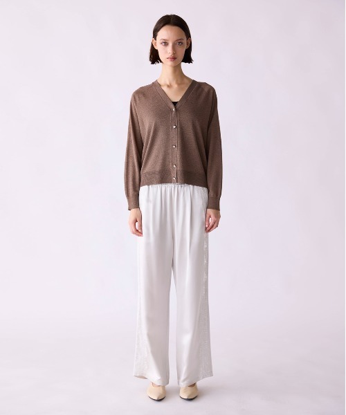 Marilyn Moon(マリリンムーン)の「16G lame knit raglan cardigan(カーディガン/ボレロ・レディース・ダークグレー・FREE)」の6枚目の写真
