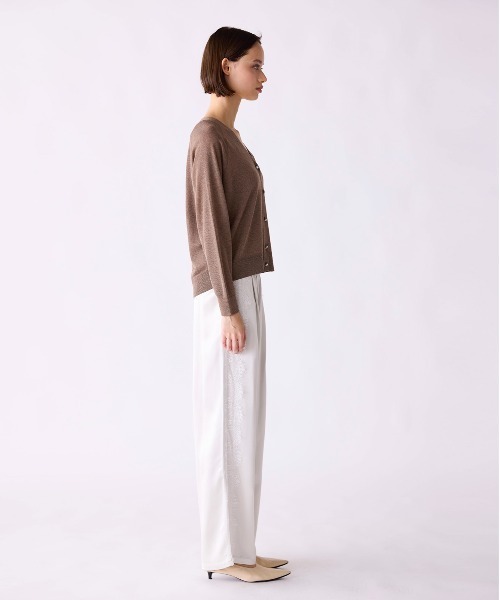 Marilyn Moon(マリリンムーン)の「16G lame knit raglan cardigan(カーディガン/ボレロ・レディース・ダークグレー・FREE)」の8枚目の写真