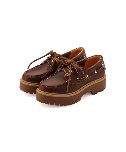 Timberland（ティンバーランド）の「【Timberland】A2QDM-D57 STONE STREET BOAT SHOE（スニーカー・レディース・バーガンディー・22.5/23.5/24/23）」の2枚目の写真