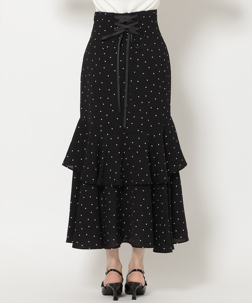 WILLSELECTION（ウィルセレクション）の「スリットデザインラッフルフリルスカート（スカート・レディース・ブラック系その他/ホワイト系その他・FREE）」の11枚目の写真