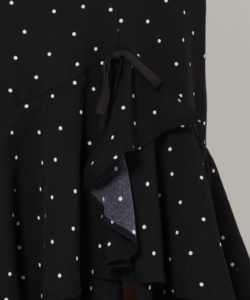 WILLSELECTION（ウィルセレクション）の「スリットデザインラッフルフリルスカート（スカート・レディース・ブラック系その他/ホワイト系その他・FREE）」の4枚目の写真