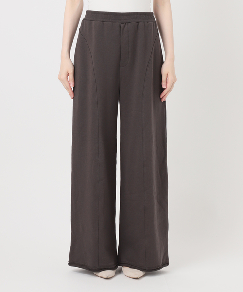 Noble(ノーブル)の「《セットアップ対応》スビンコットンカットオフヘムスウェットパンツ(スウェットパンツ・レディース・アイボリー/チャコールグレー・36/38)」の22枚目の写真