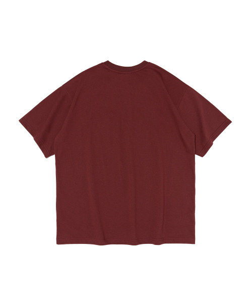 TAILOR STUDIO(テーラースタジオ)の「ユニバーシティ76グラフィックオーバーサイズ半袖Tシャツ(ワイン)(Tシャツ/カットソー・レディース・その他・SMALL/MEDIUM/LARGE/X-LARGE/2XL)」の3枚目の写真
