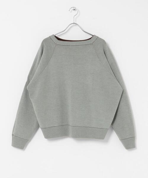 ITEMS URBANRESEARCH(アイテムズ アーバンリサーチ)の「ラグランスリーブリバーシブルニット(ニット/セーター・レディース・ピンク系その他/ブラウン系その他/ブルー系その他・FREE)」の10枚目の写真
