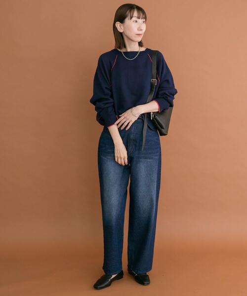 ITEMS URBANRESEARCH(アイテムズ アーバンリサーチ)の「ラグランスリーブリバーシブルニット(ニット/セーター・レディース・ピンク系その他/ブラウン系その他/ブルー系その他・FREE)」の15枚目の写真