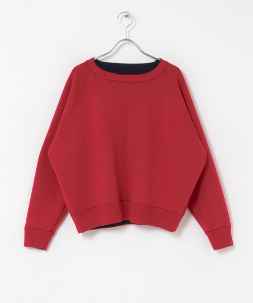 ITEMS URBANRESEARCH(アイテムズ アーバンリサーチ)の「ラグランスリーブリバーシブルニット(ニット/セーター・レディース・ピンク系その他/ブラウン系その他/ブルー系その他・FREE)」の17枚目の写真