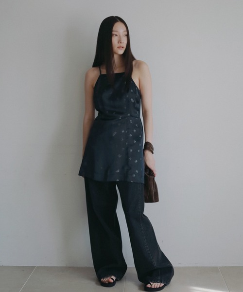 anuke(アンヌーク)の「Panel Black Denim(デニムパンツ・レディース・ブラック・38inch/36inch)」の2枚目の写真