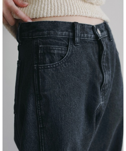 anuke(アンヌーク)の「Panel Black Denim(デニムパンツ・レディース・ブラック・38inch/36inch)」の7枚目の写真